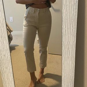 Everlane Slim Leg Crop Pants